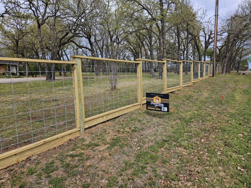 Agricultural wire panel fencing for DFW and North Texas ranches by Fence Guy
